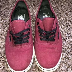 Maroon Vans